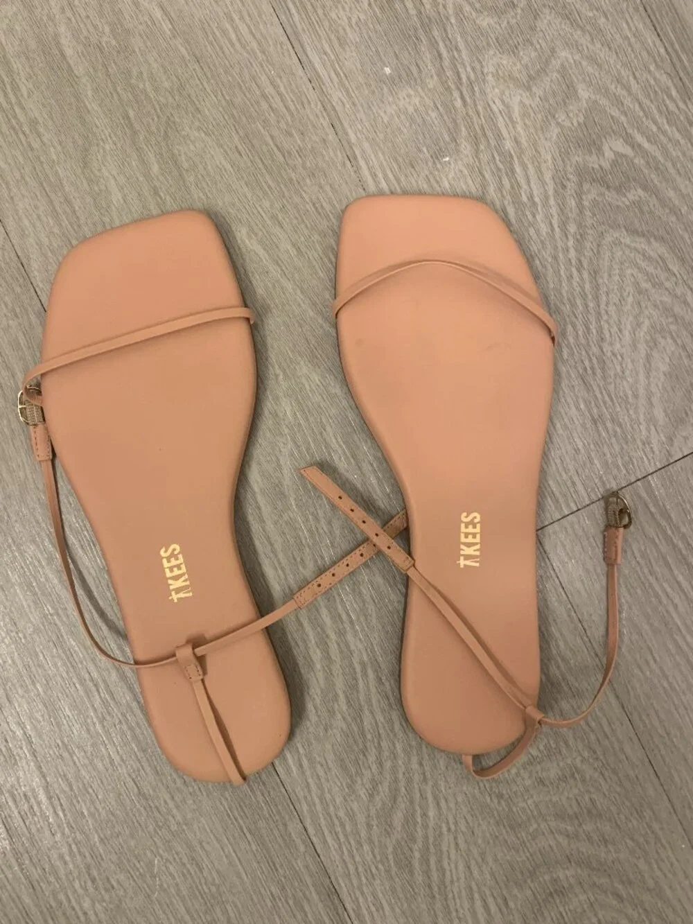TKEES Square Toe Twiggy Sandals